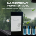 Car Diffuser Oil (3-pack) Long-Lasting Fresh Scent Aromatherapy Kit
