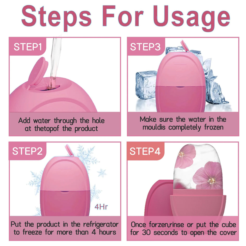 Ice Roller for Face and Eye Facial Beauty Ice Roller Skin Care Tools Ice Facial Cube Gua Sha Beauty SPA SkinCare Face Massager